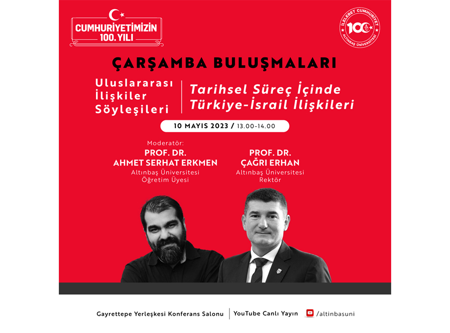 Prof. Dr. Serhat Erkmen, Head of the Department of International Relations, met with our rector Prof. Dr. Çağrı Erhan at the Wednesday Meetings