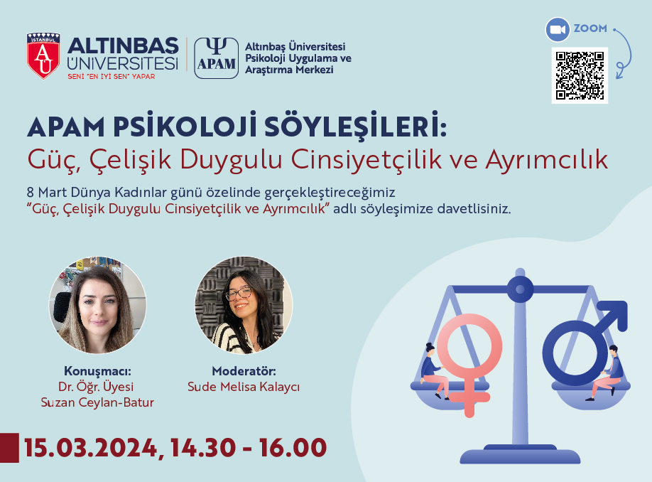 APAM Psikoloji Söyleşileri : Güç, Çelişik Duygulu Cinsiyetçilik ve Ayrımcılık