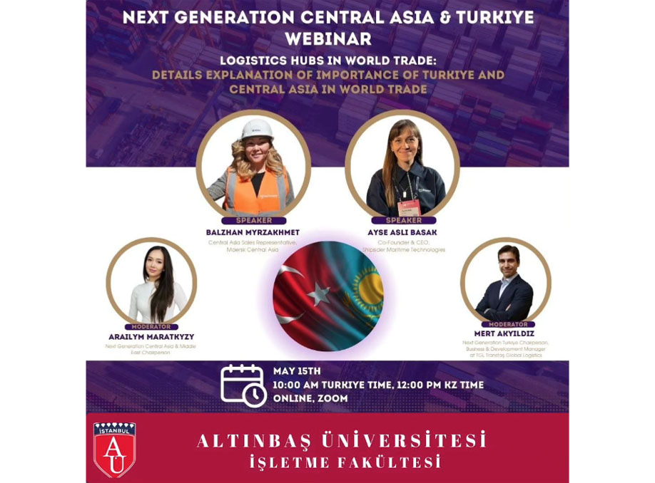 CILT Next Generation Türkiye ve Central Asia'nın hazırladığı, lojistik merkezler konulu webinar