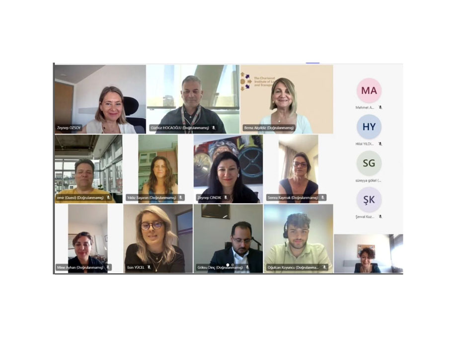 Internal and External Stakeholders meeting online.