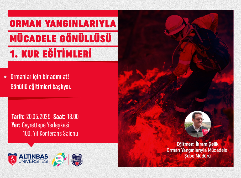 Orman Yangınlarıyla Mücadele Gönüllüsü 1. Kur Eğitimleri 