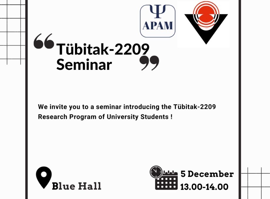 TÜBİTAK 2209 Seminar 
