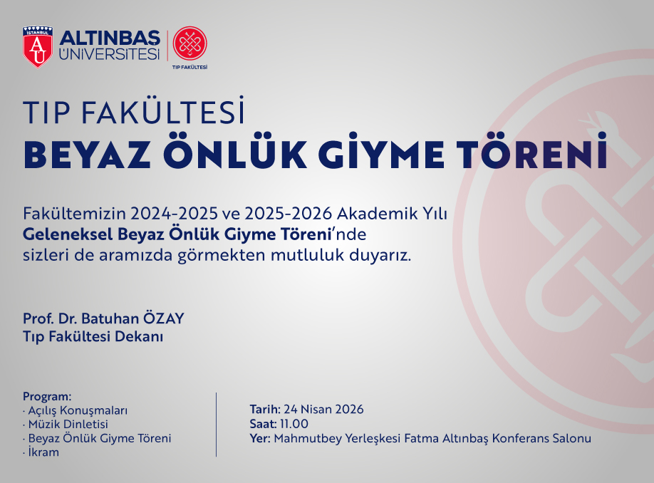 Tıp Fakültesi Beyaz Önlük Giyme Töreni