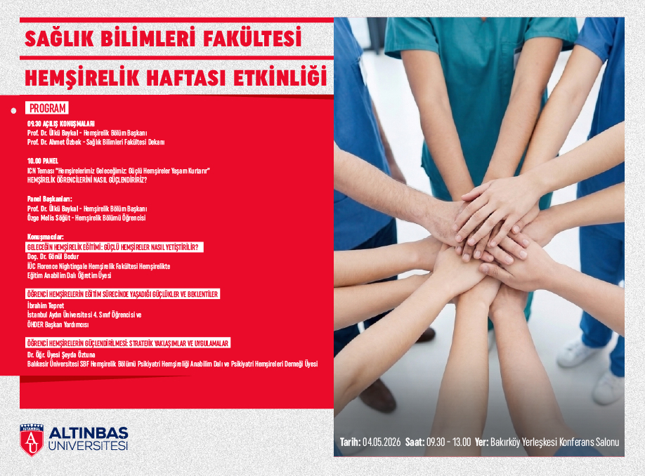 Sağlık Bilimleri Fakültesi Hemşirelik Haftası Etkinliği