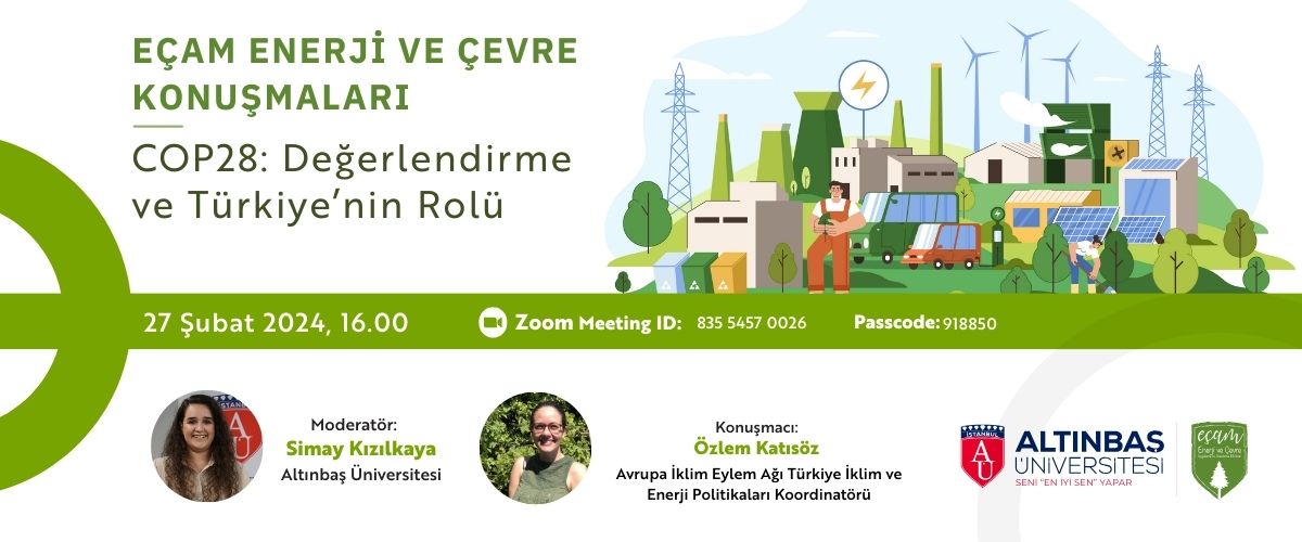 EÇAM Enerji ve Çevre Konuşmaları 