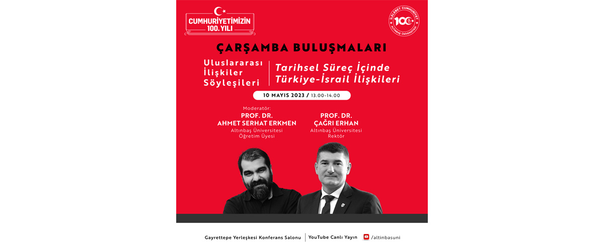 Prof. Dr. Serhat Erkmen, Head of the Department of International Relations, met with our rector Prof. Dr. Çağrı Erhan at the Wednesday Meetings