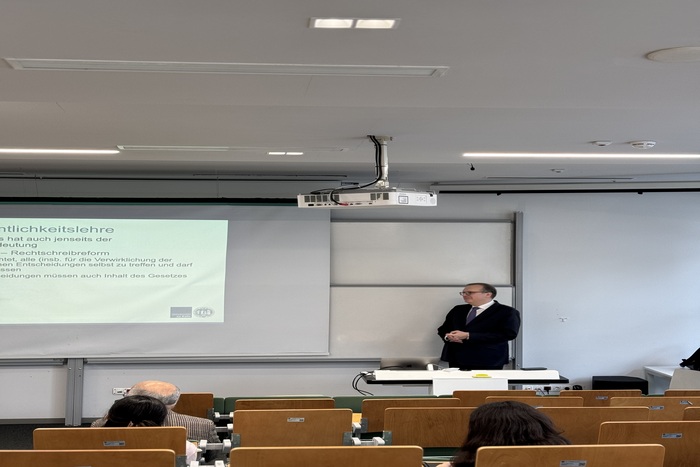 Prof. Dr. Markus Ogorek's Visit to Our Faculty