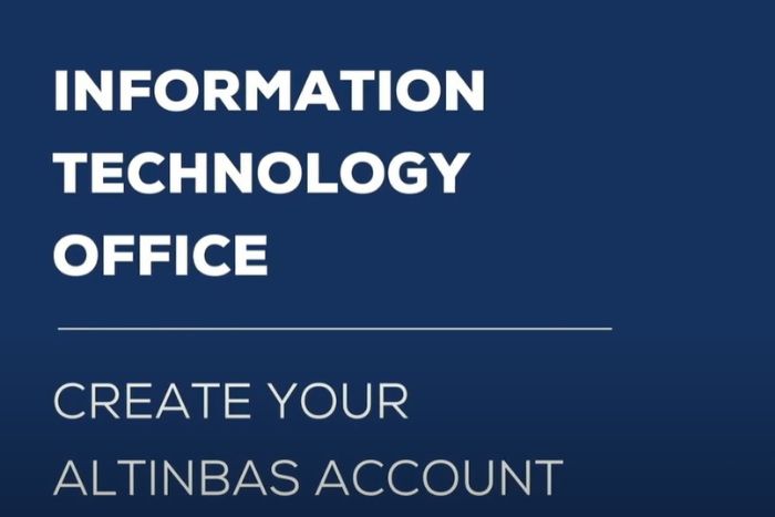 Create Your Altınbaş University E-Mail Account
