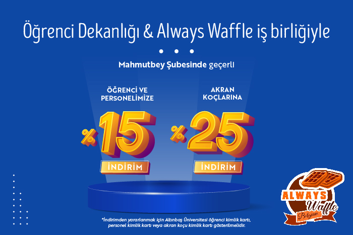 Altınbaşlılar’a Always Waffle’da Tatlı Bir Mola