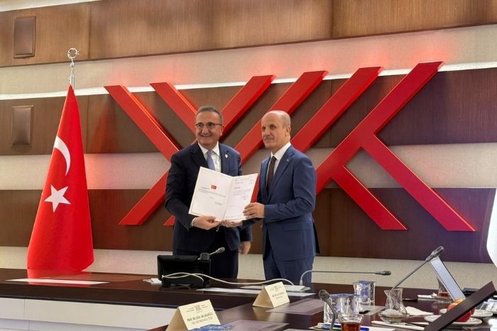 Prof. Dr. Cemal İbiş received his rector's certificate in a ceremony 