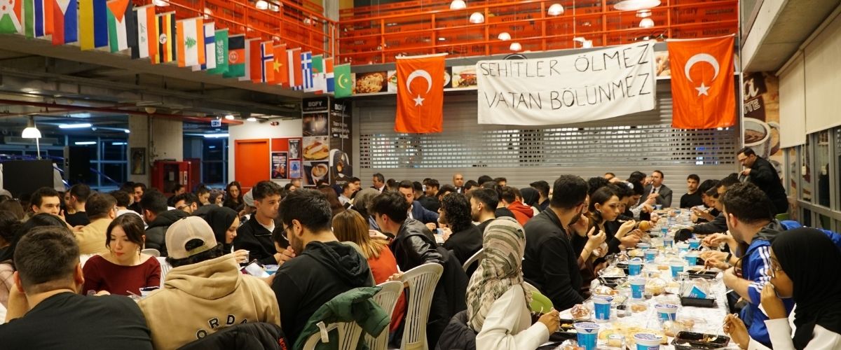 Altınbaş Community Members met at the traditional iftar event 
