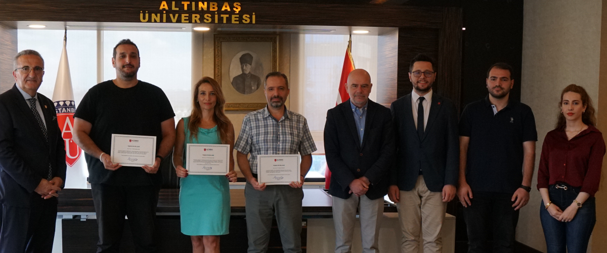 TÜBİTAK Projeleri Desteklenen Öğretim Üyelerimize Teşekkür Belgeleri Takdim Edildi.