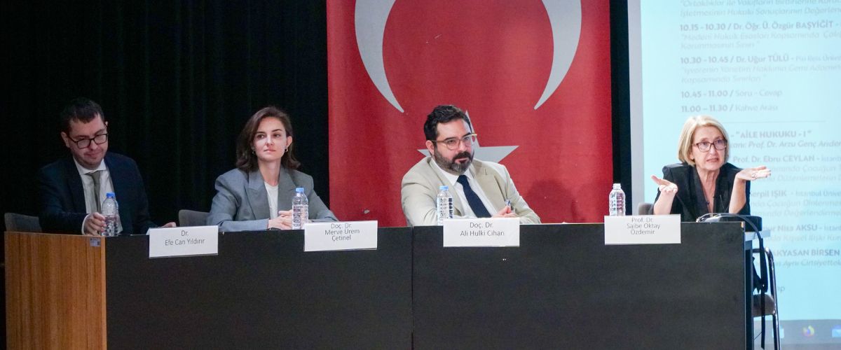 CURRENT DEVELOPMENTS IN CIVIL LAW SYMPOSIUM IV-GIFT TO PROF. DR. ŞÜKRAN ŞIPKA FOR HER 40TH ANNIVERSARY OF PROFESSION